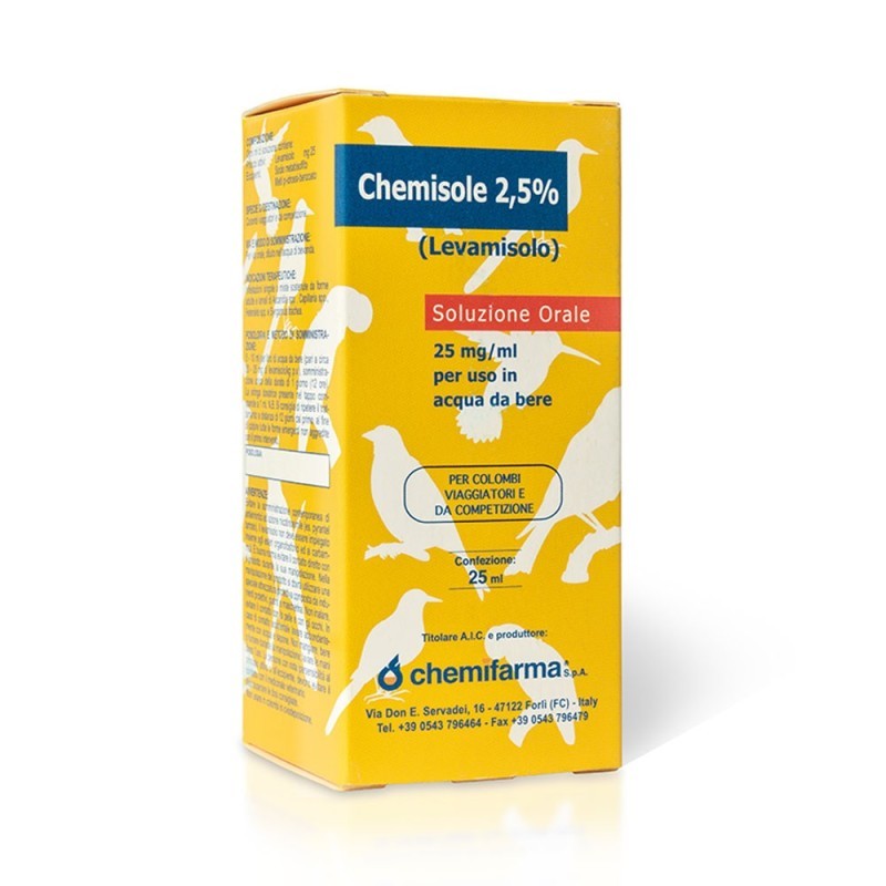 CHEMISOLE 2,5% SOSPENSIONE ORALE 25 ML.