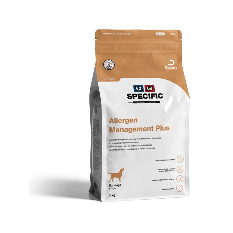 DECHRA - SPECIFIC CANE ALLERGEN MANAGEMENT PLUS 2 KG. SECCO