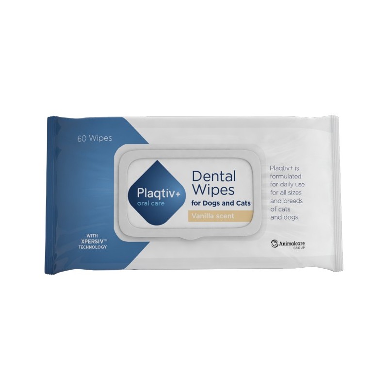 PLAQTIV+ ORAL CARE 60 SALVIETTE DENTALI