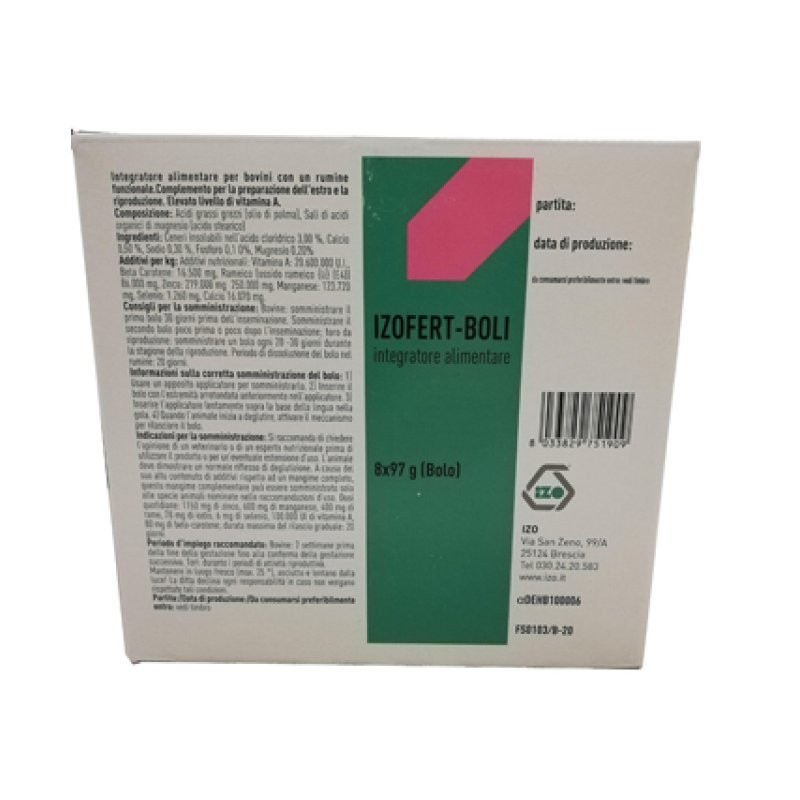 IZOFERT-BOLI - 8 X 97 GR.
