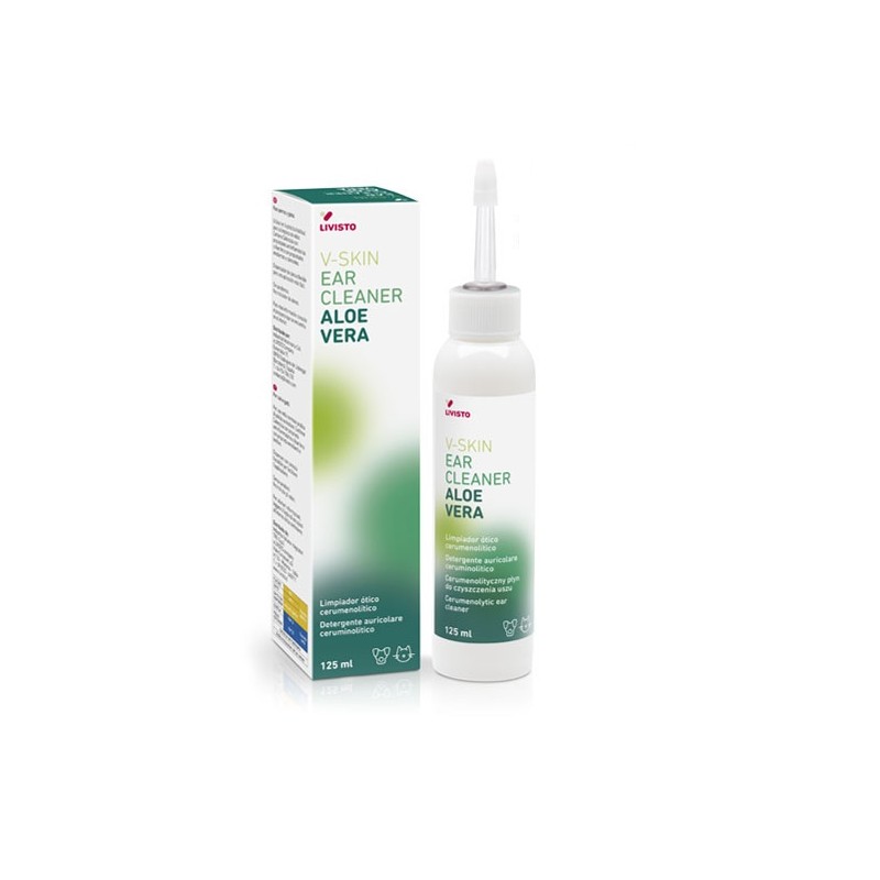 V SKIN EAR CLEANER ALOE VERA - 125 ML.