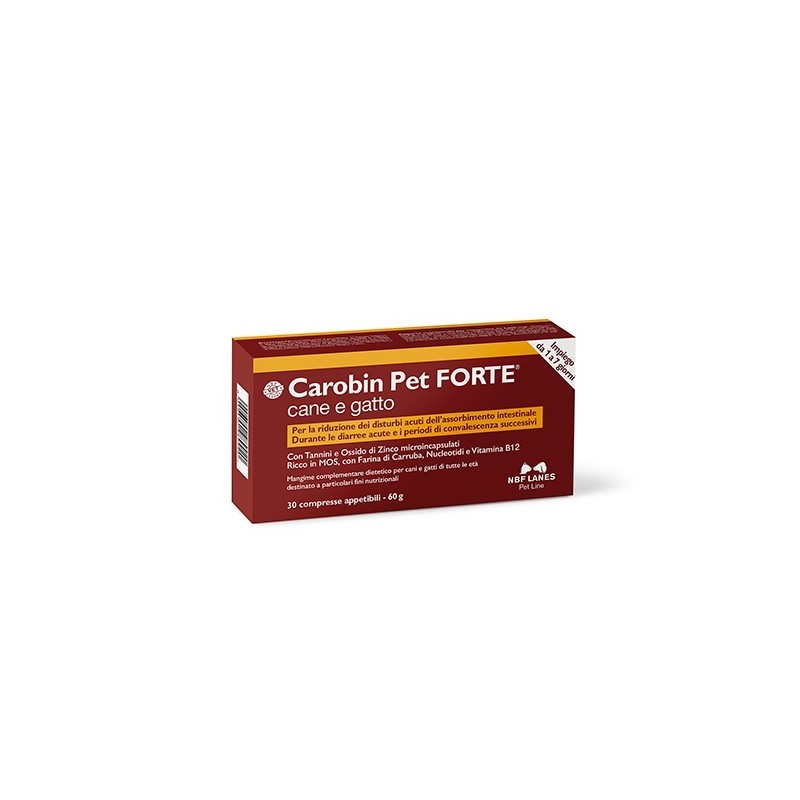 CAROBIN PET FORTE - 30 COMPRESSE DA 2000 MG.